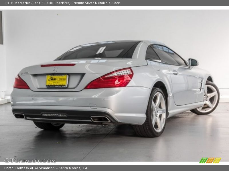 Iridium Silver Metallic / Black 2016 Mercedes-Benz SL 400 Roadster