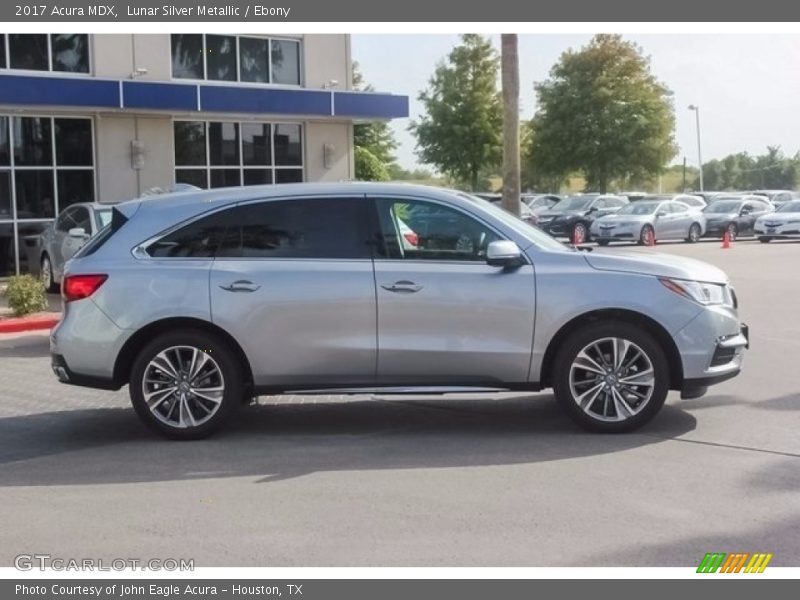 Lunar Silver Metallic / Ebony 2017 Acura MDX