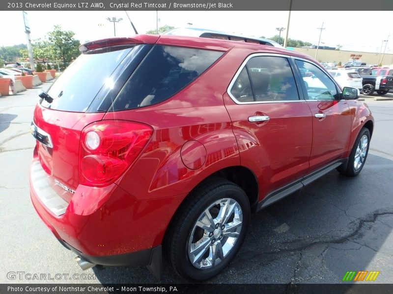 Crystal Red Tintcoat / Brownstone/Jet Black 2013 Chevrolet Equinox LTZ AWD