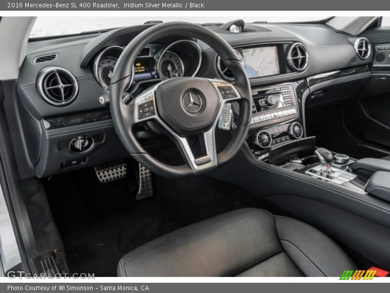 Iridium Silver Metallic / Black 2016 Mercedes-Benz SL 400 Roadster