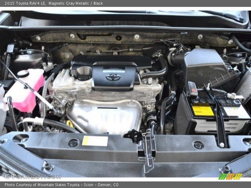Magnetic Gray Metallic / Black 2015 Toyota RAV4 LE