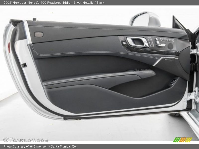 Iridium Silver Metallic / Black 2016 Mercedes-Benz SL 400 Roadster