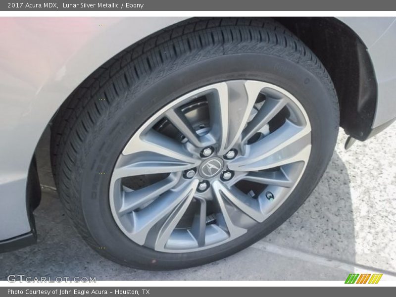 Lunar Silver Metallic / Ebony 2017 Acura MDX