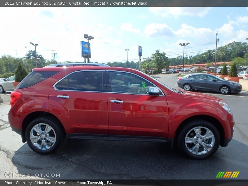 Crystal Red Tintcoat / Brownstone/Jet Black 2013 Chevrolet Equinox LTZ AWD