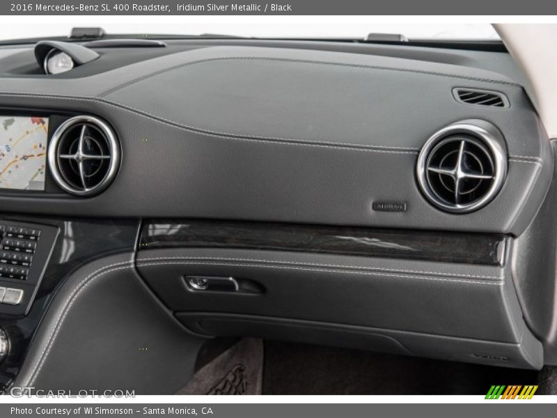 Iridium Silver Metallic / Black 2016 Mercedes-Benz SL 400 Roadster