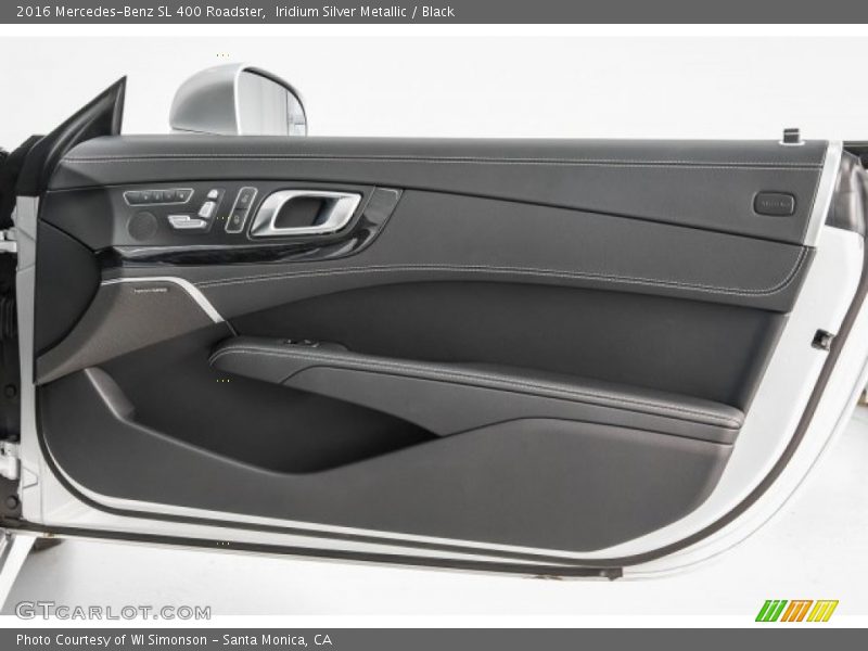 Iridium Silver Metallic / Black 2016 Mercedes-Benz SL 400 Roadster