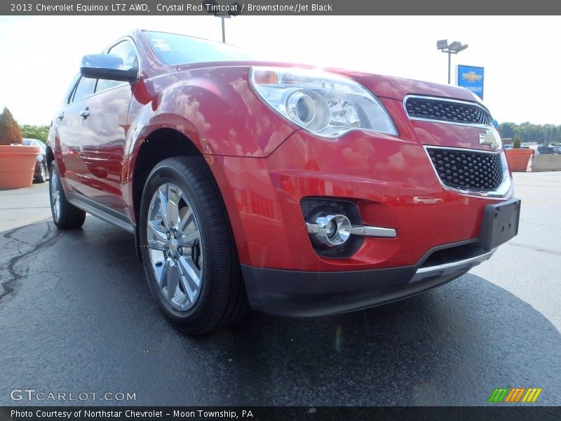 Crystal Red Tintcoat / Brownstone/Jet Black 2013 Chevrolet Equinox LTZ AWD