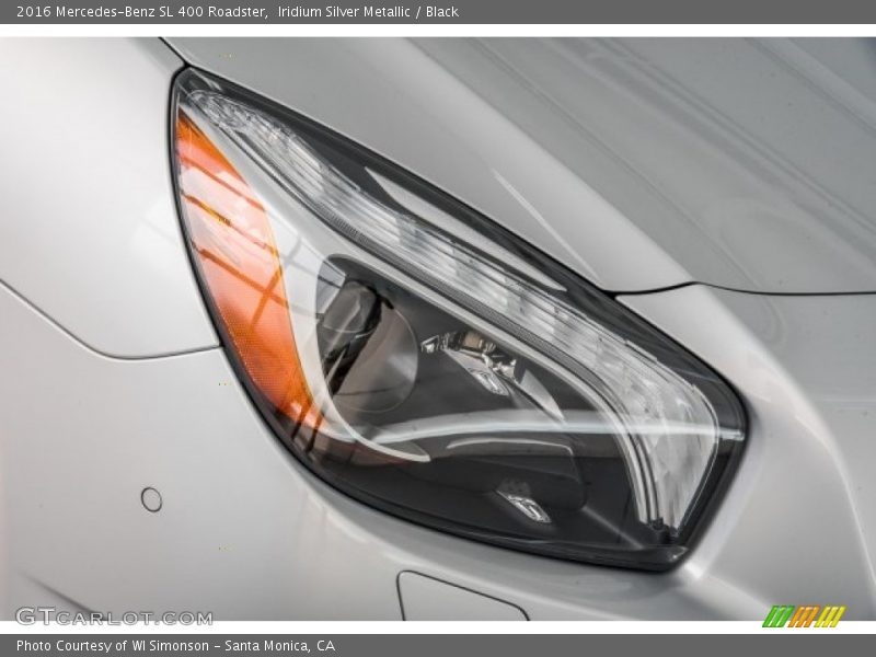 Iridium Silver Metallic / Black 2016 Mercedes-Benz SL 400 Roadster