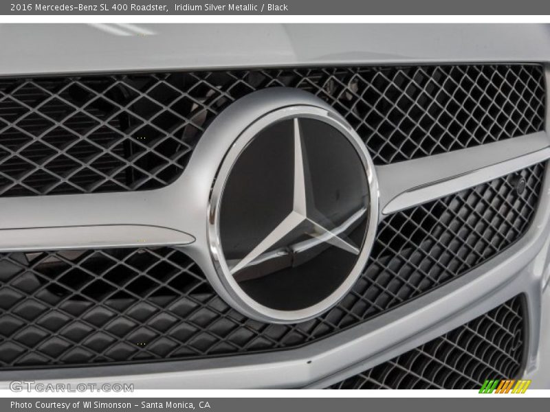 Iridium Silver Metallic / Black 2016 Mercedes-Benz SL 400 Roadster