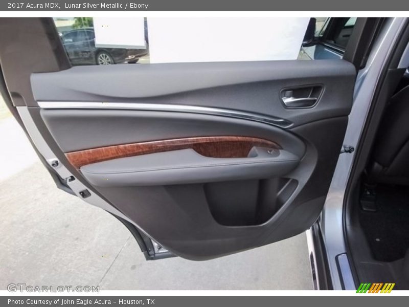 Lunar Silver Metallic / Ebony 2017 Acura MDX