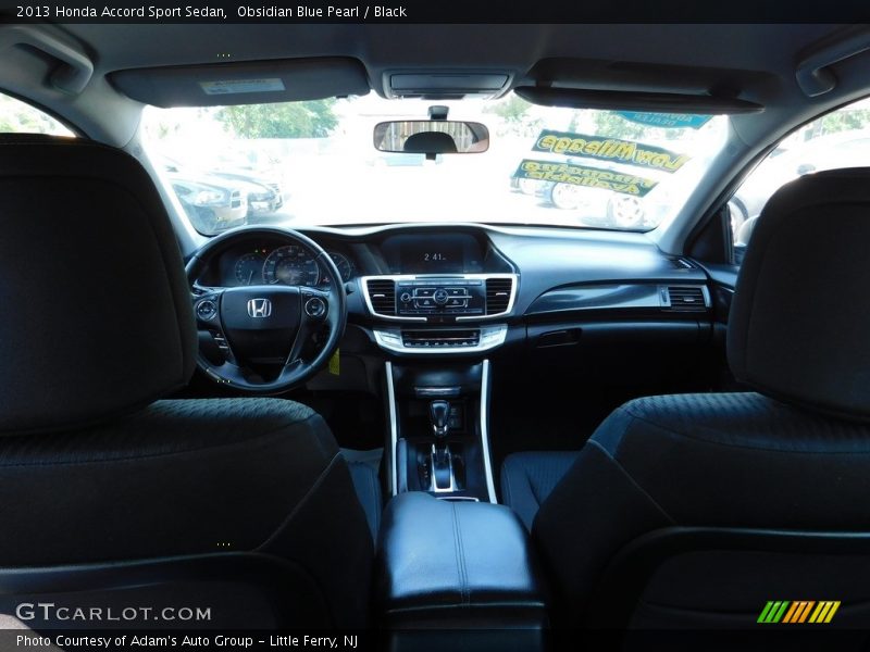 Obsidian Blue Pearl / Black 2013 Honda Accord Sport Sedan
