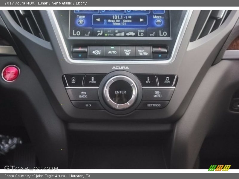 Lunar Silver Metallic / Ebony 2017 Acura MDX