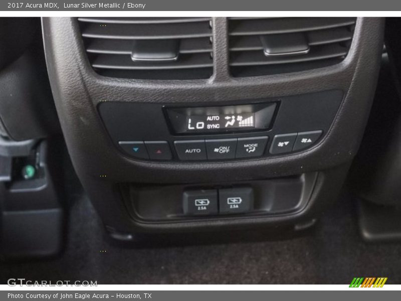Lunar Silver Metallic / Ebony 2017 Acura MDX