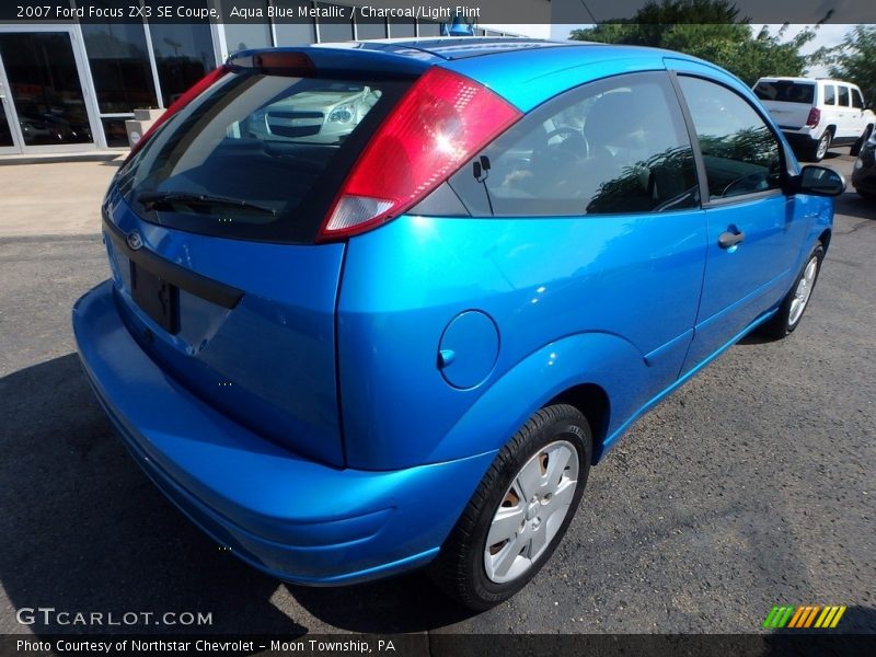 Aqua Blue Metallic / Charcoal/Light Flint 2007 Ford Focus ZX3 SE Coupe
