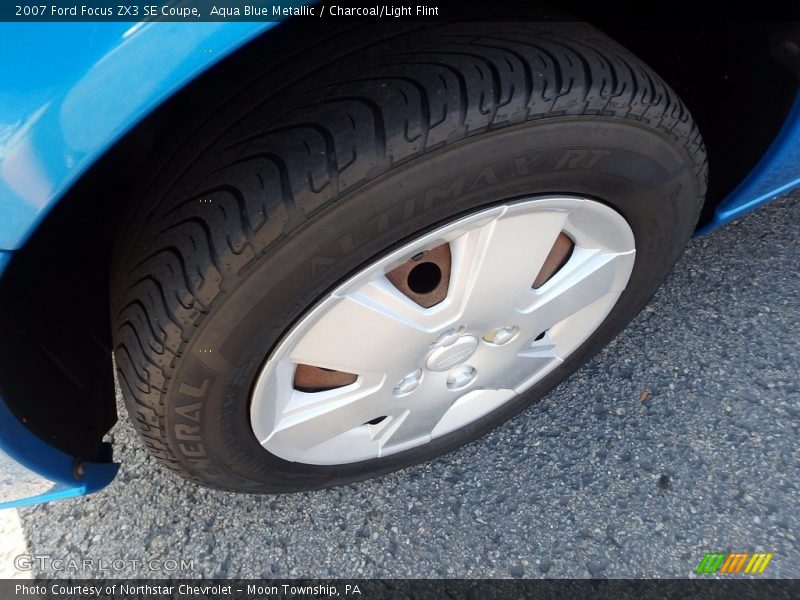 Aqua Blue Metallic / Charcoal/Light Flint 2007 Ford Focus ZX3 SE Coupe