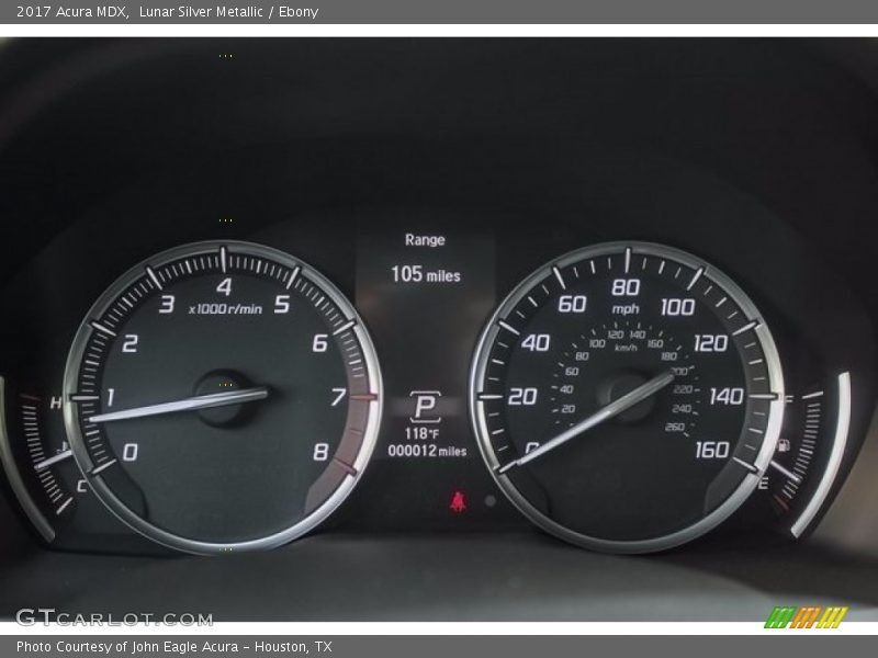 Lunar Silver Metallic / Ebony 2017 Acura MDX