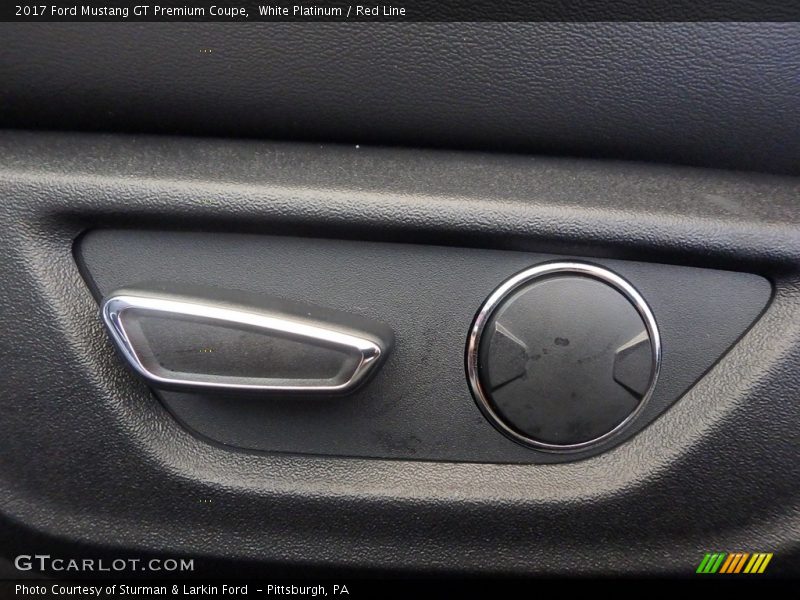 White Platinum / Red Line 2017 Ford Mustang GT Premium Coupe