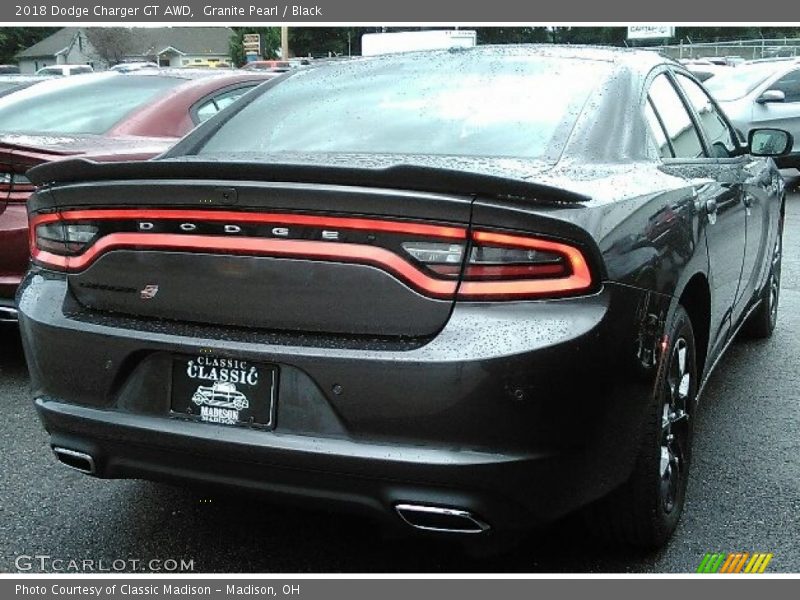 Granite Pearl / Black 2018 Dodge Charger GT AWD