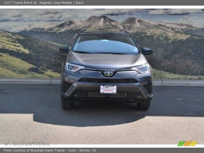 Magnetic Gray Metallic / Black 2017 Toyota RAV4 LE