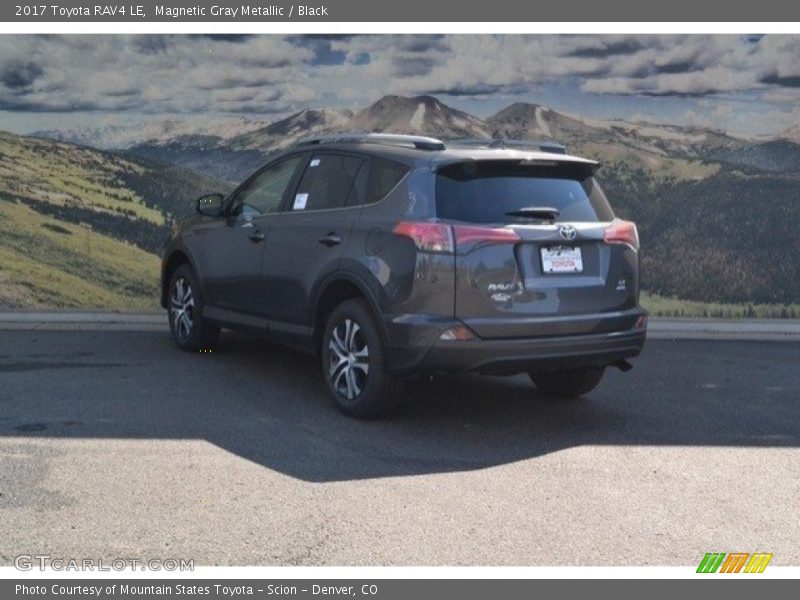 Magnetic Gray Metallic / Black 2017 Toyota RAV4 LE