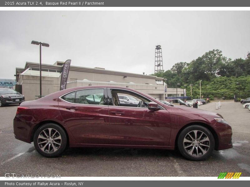 Basque Red Pearl II / Parchment 2015 Acura TLX 2.4
