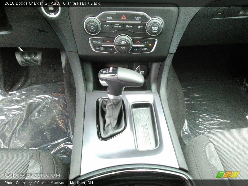 Granite Pearl / Black 2018 Dodge Charger GT AWD