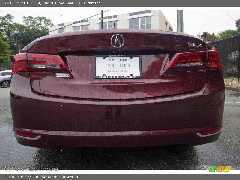 Basque Red Pearl II / Parchment 2015 Acura TLX 2.4