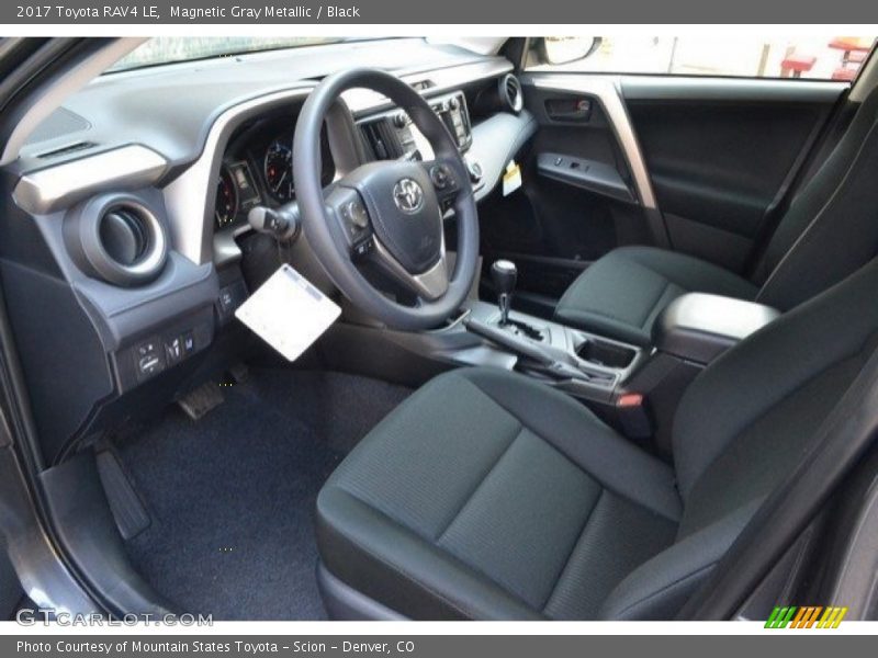 Magnetic Gray Metallic / Black 2017 Toyota RAV4 LE
