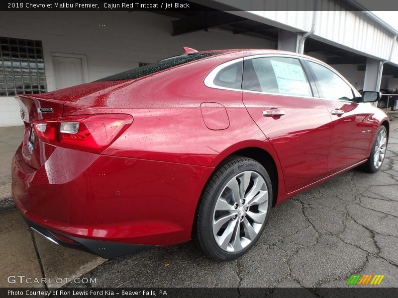 Cajun Red Tintcoat / Jet Black 2018 Chevrolet Malibu Premier