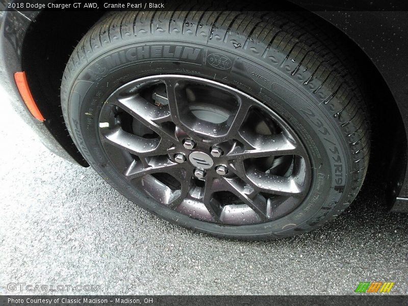 Granite Pearl / Black 2018 Dodge Charger GT AWD