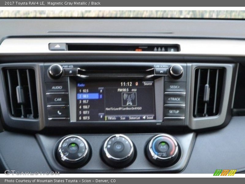 Magnetic Gray Metallic / Black 2017 Toyota RAV4 LE