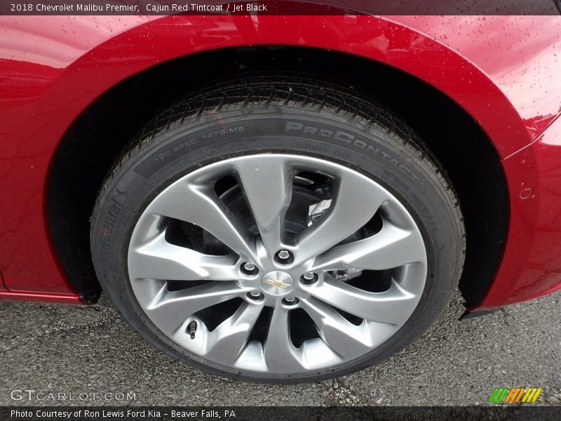 Cajun Red Tintcoat / Jet Black 2018 Chevrolet Malibu Premier