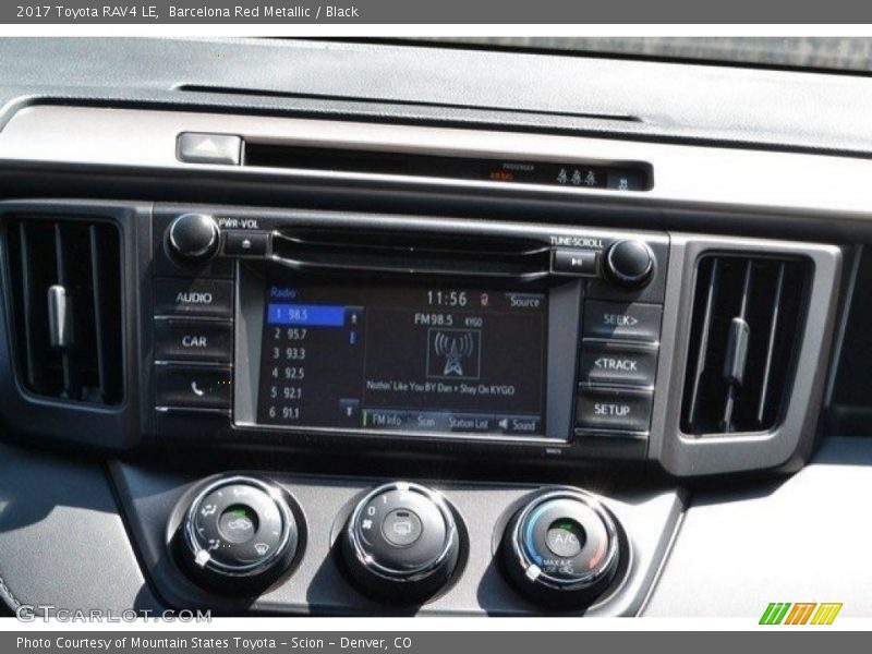 Barcelona Red Metallic / Black 2017 Toyota RAV4 LE