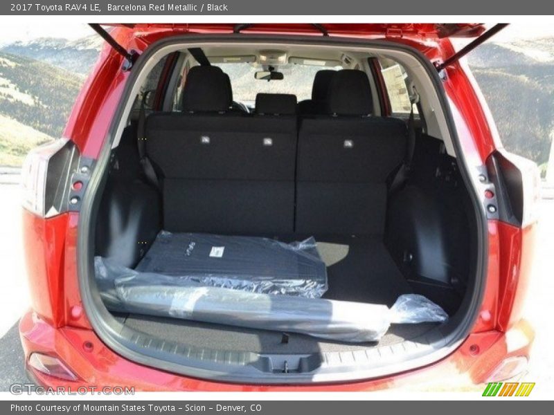 Barcelona Red Metallic / Black 2017 Toyota RAV4 LE