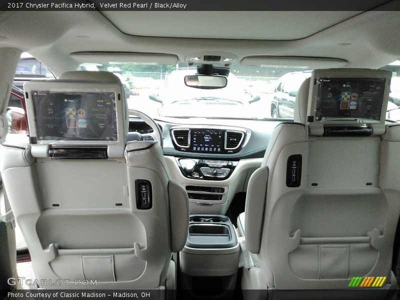 Velvet Red Pearl / Black/Alloy 2017 Chrysler Pacifica Hybrid
