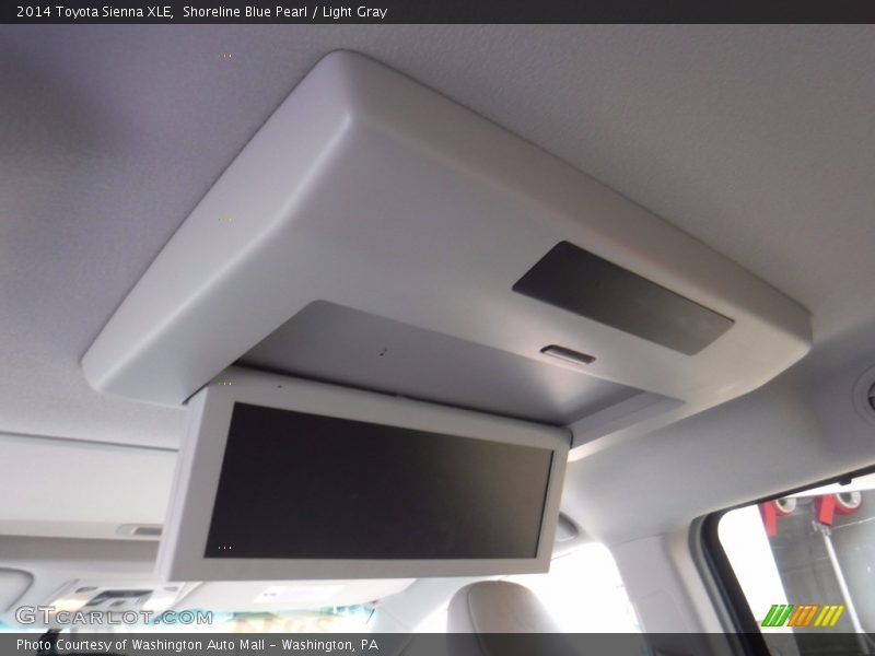 Shoreline Blue Pearl / Light Gray 2014 Toyota Sienna XLE