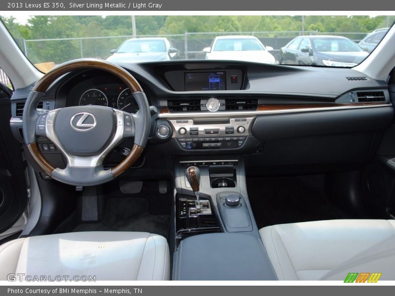 Silver Lining Metallic / Light Gray 2013 Lexus ES 350