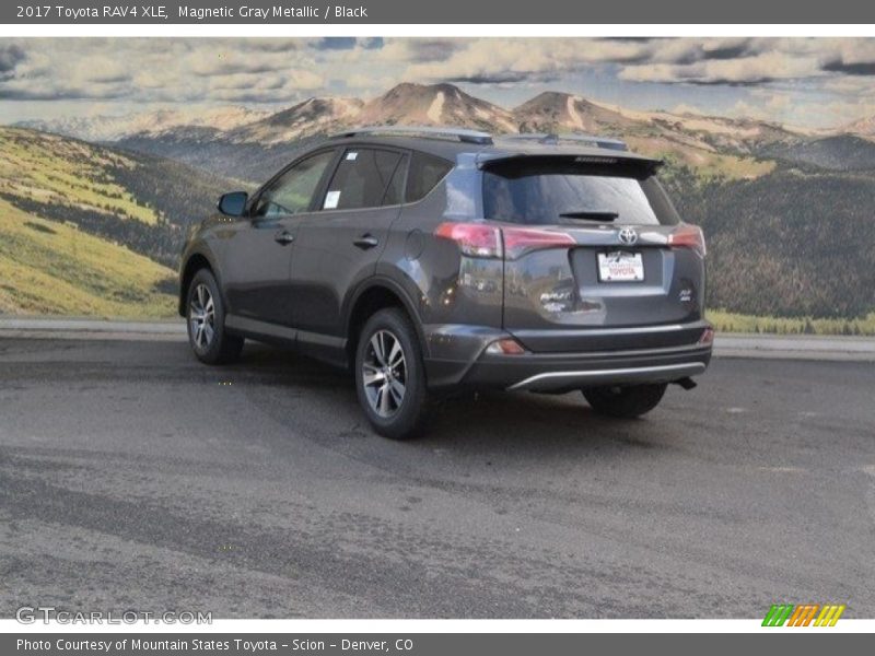 Magnetic Gray Metallic / Black 2017 Toyota RAV4 XLE