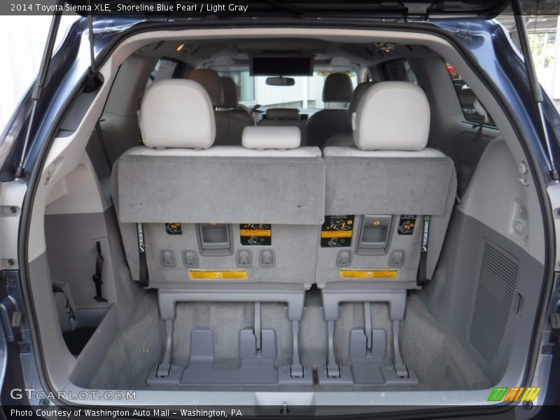 Shoreline Blue Pearl / Light Gray 2014 Toyota Sienna XLE