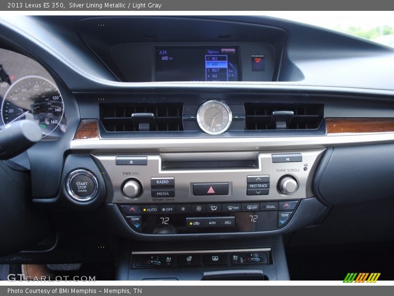 Silver Lining Metallic / Light Gray 2013 Lexus ES 350