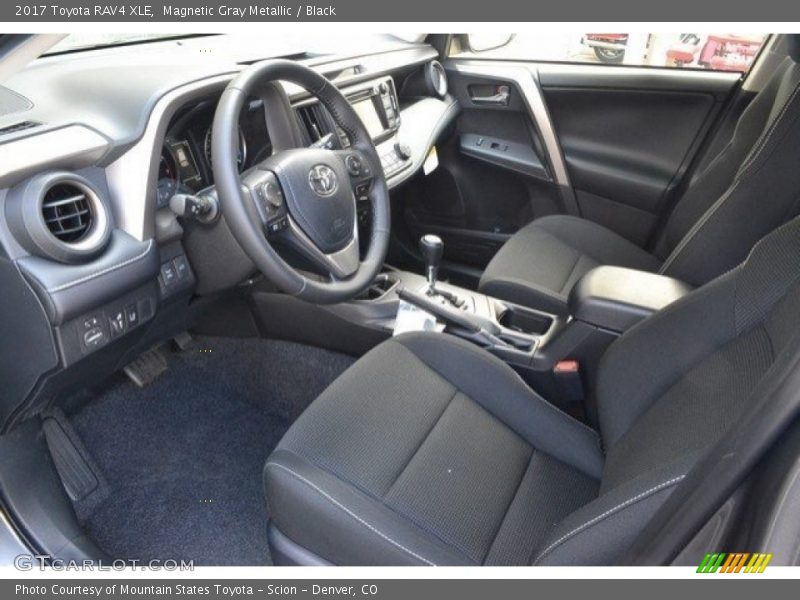 Magnetic Gray Metallic / Black 2017 Toyota RAV4 XLE