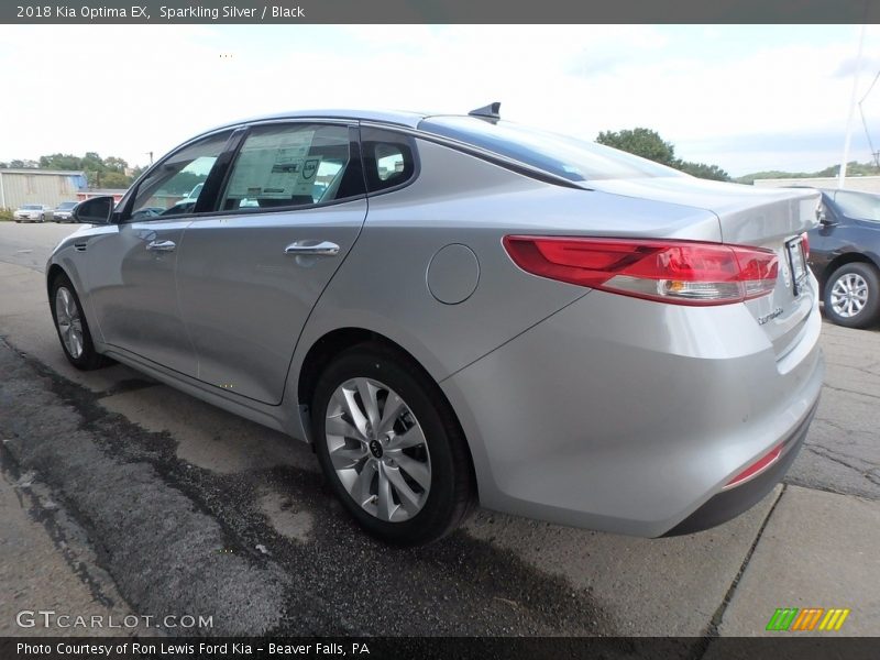 Sparkling Silver / Black 2018 Kia Optima EX