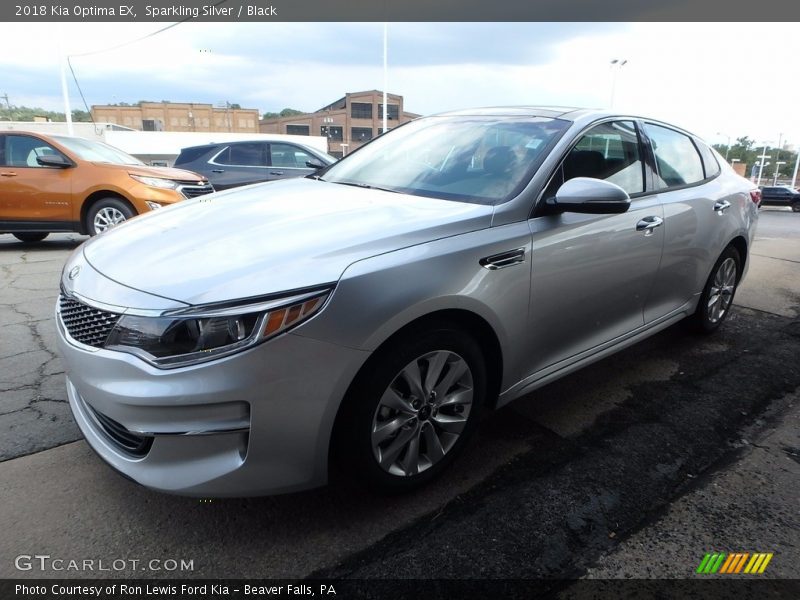 Sparkling Silver / Black 2018 Kia Optima EX