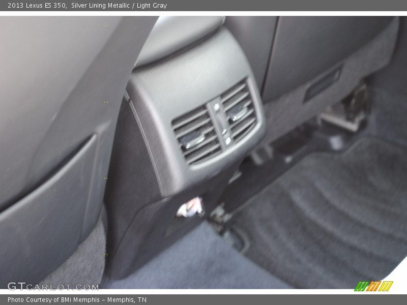 Silver Lining Metallic / Light Gray 2013 Lexus ES 350