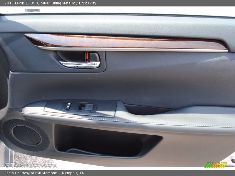 Silver Lining Metallic / Light Gray 2013 Lexus ES 350
