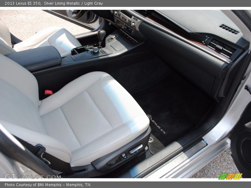 Silver Lining Metallic / Light Gray 2013 Lexus ES 350