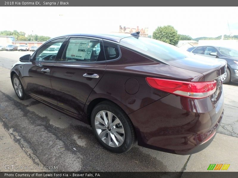 Sangria / Black 2018 Kia Optima EX