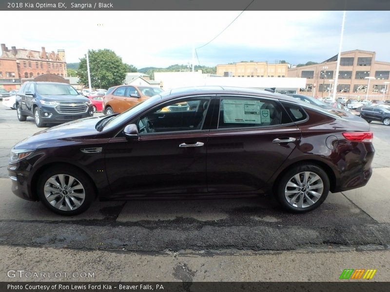 Sangria / Black 2018 Kia Optima EX
