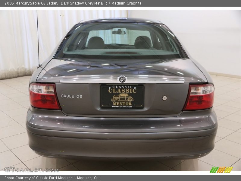 Dark Shadow Grey Metallic / Medium Graphite 2005 Mercury Sable GS Sedan