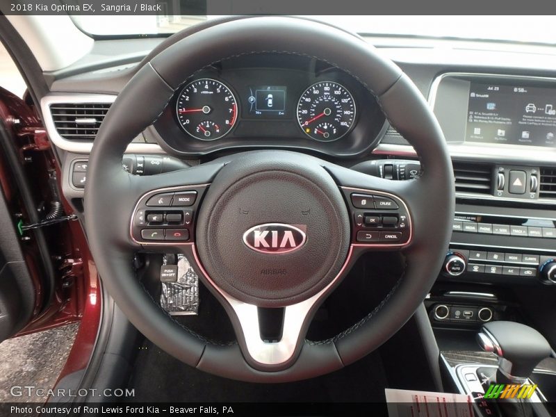 Sangria / Black 2018 Kia Optima EX
